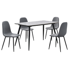 Dennison 5-piece Rectangular Dining Table Set Grey - MyWaynesHome #