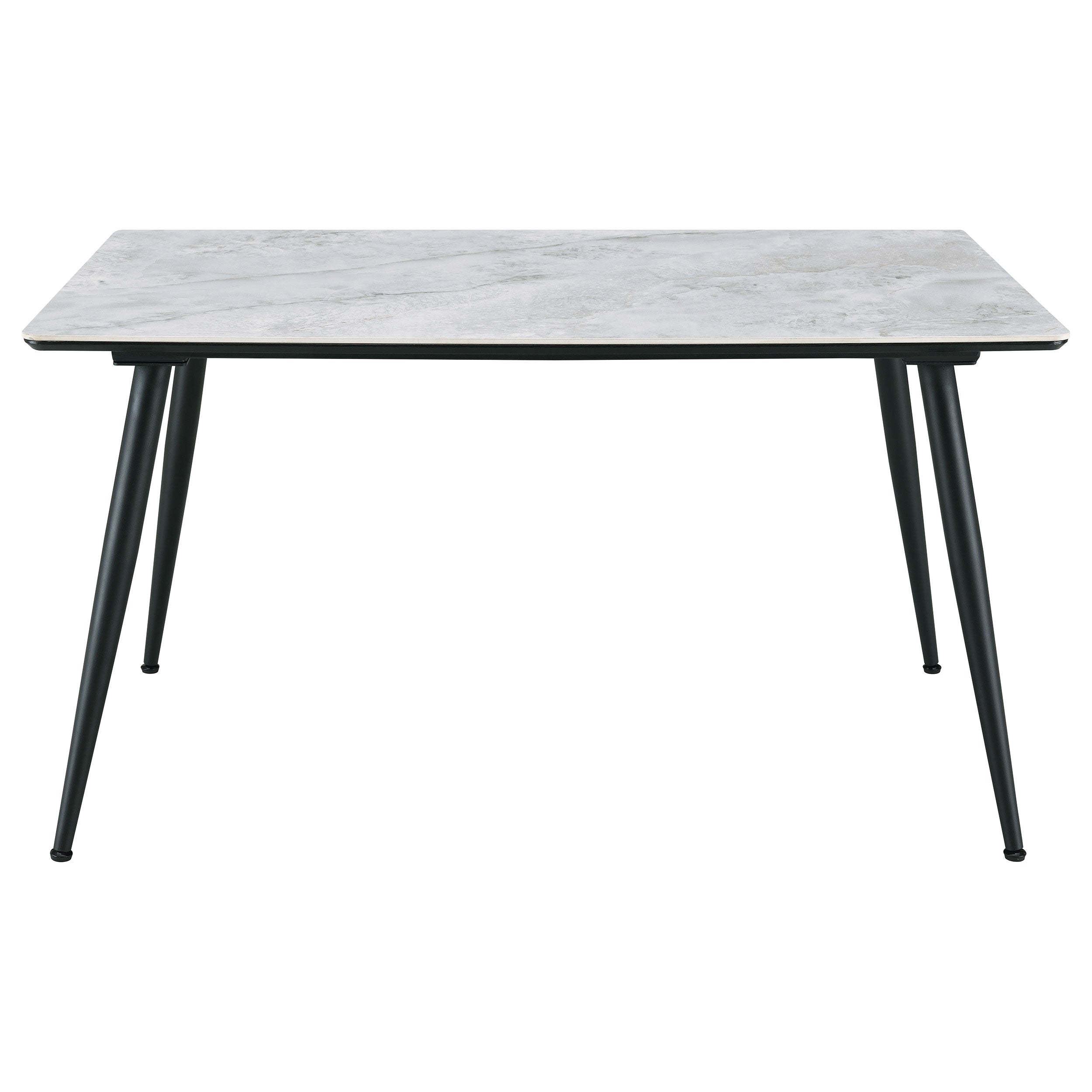 Dennison Rectangular 55-inch Ceramic Top Dining Table Grey - MyWaynesHome #