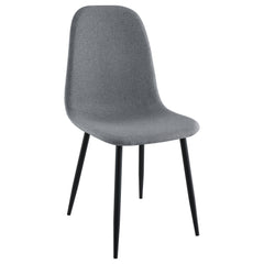 Dennison Upholstered Dining Side Chair Grey (set Of 4) - MyWaynesHome #