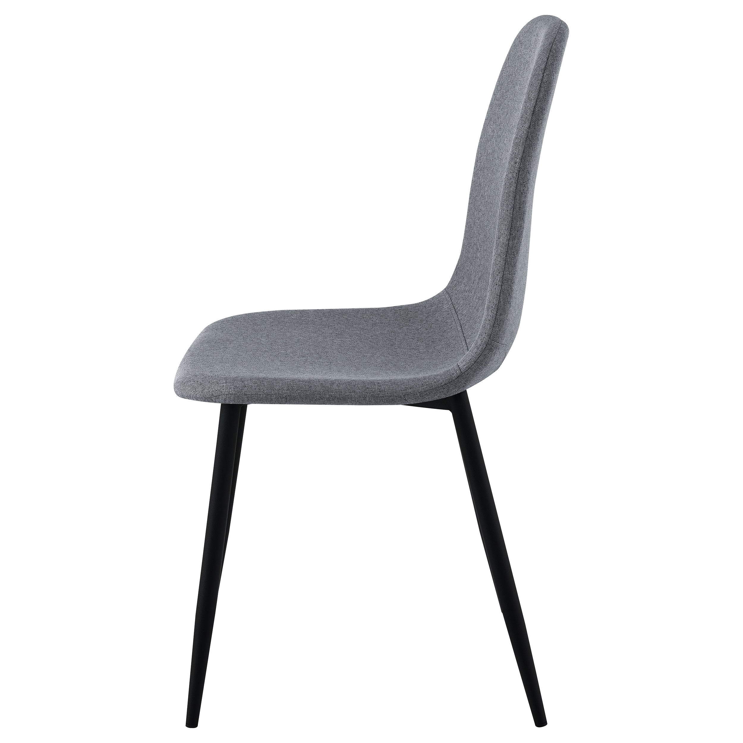Dennison Upholstered Dining Side Chair Grey (set Of 4) - MyWaynesHome #
