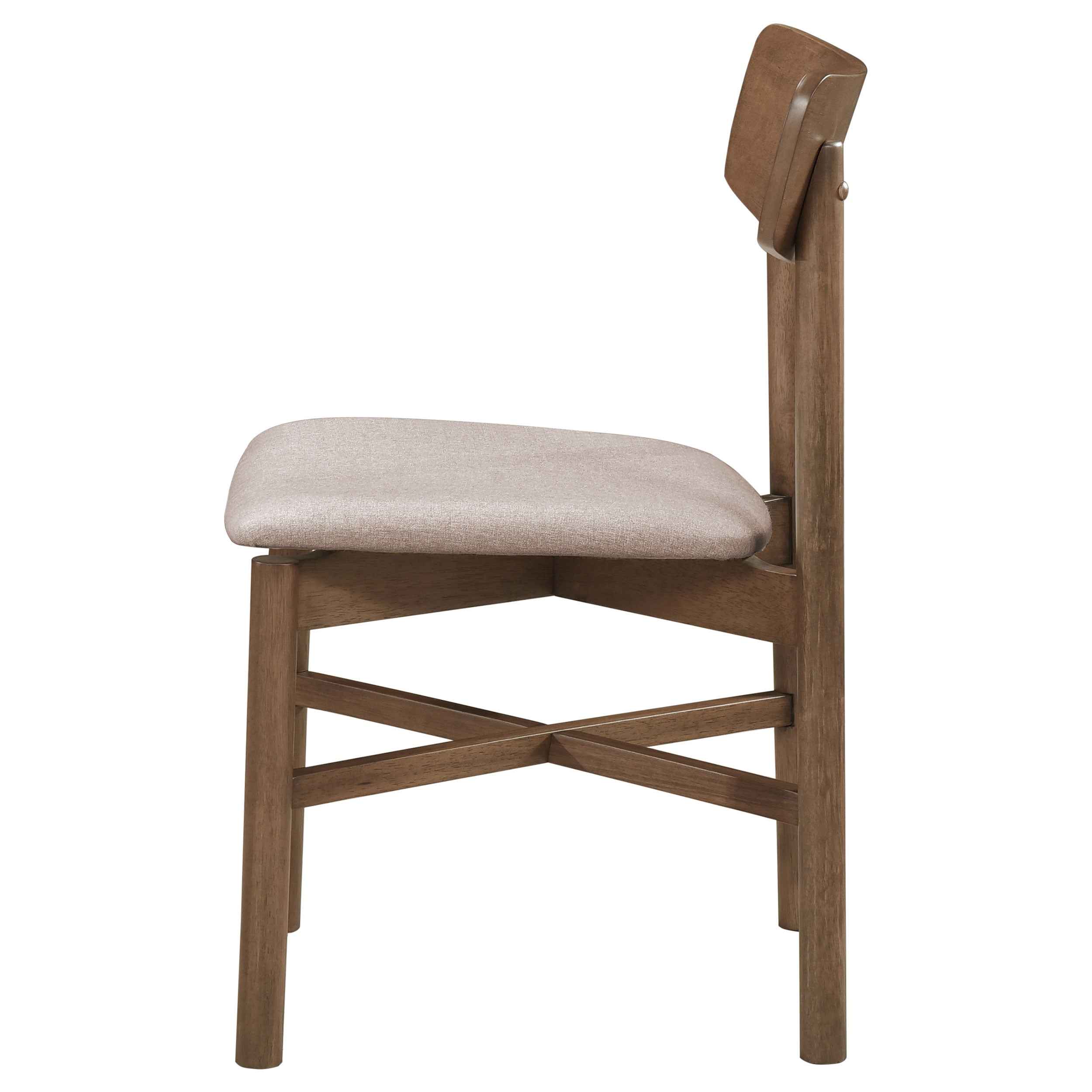 Parkridge Dining Side Chair Natural Walnut (set Of 2)