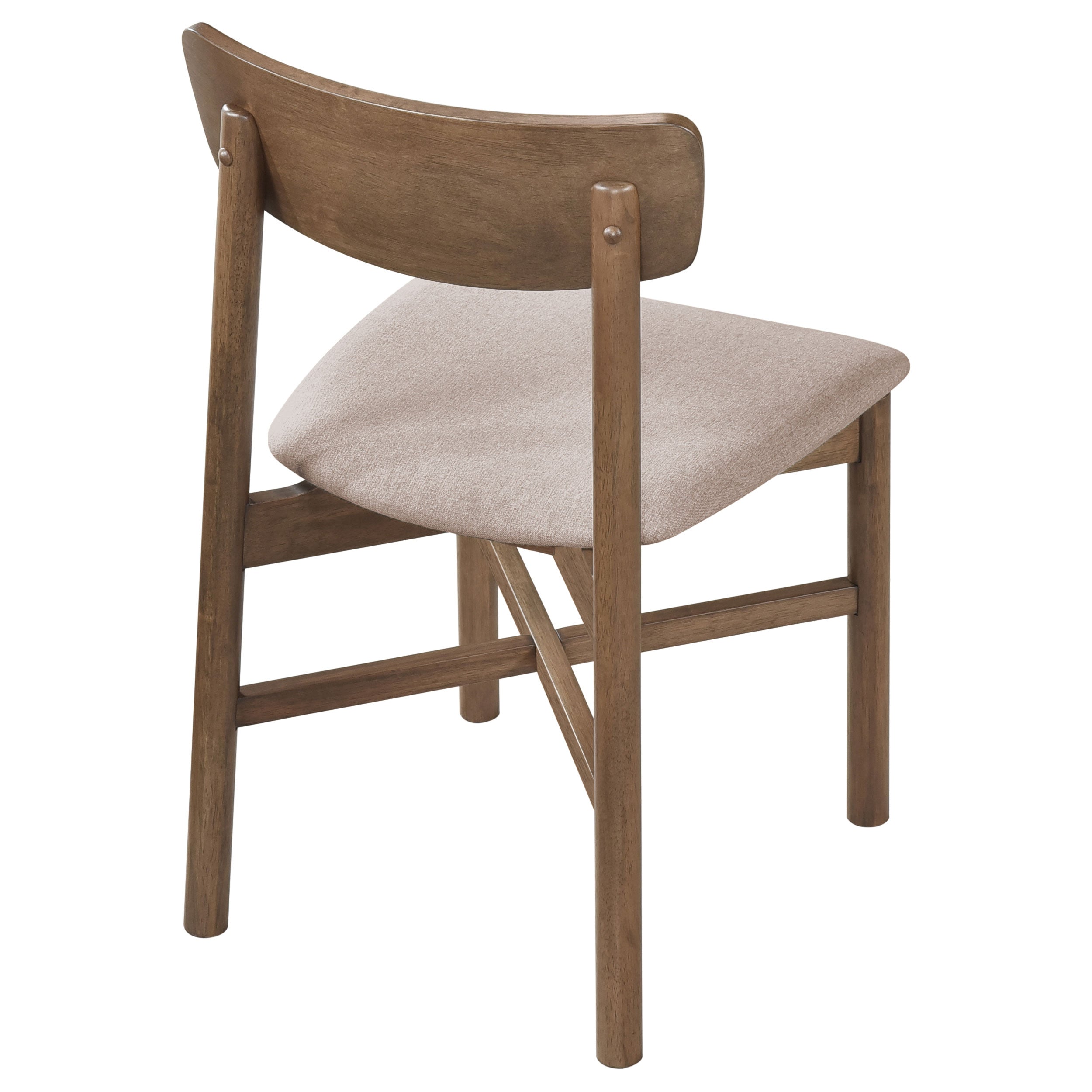Parkridge Dining Side Chair Natural Walnut (set Of 2)