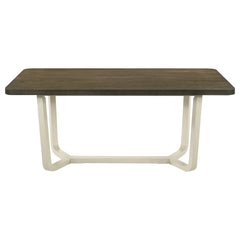 Biloxi 7-piece 71-inch Rectangular Dining Set Greyish Brown