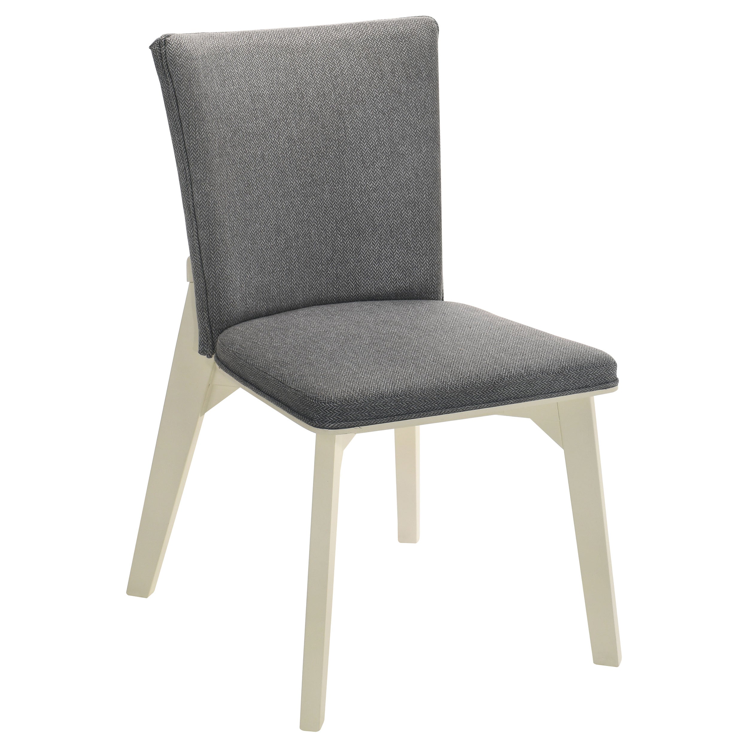 Biloxi Upholstered Dining Side Chair Grey (set Of 2)