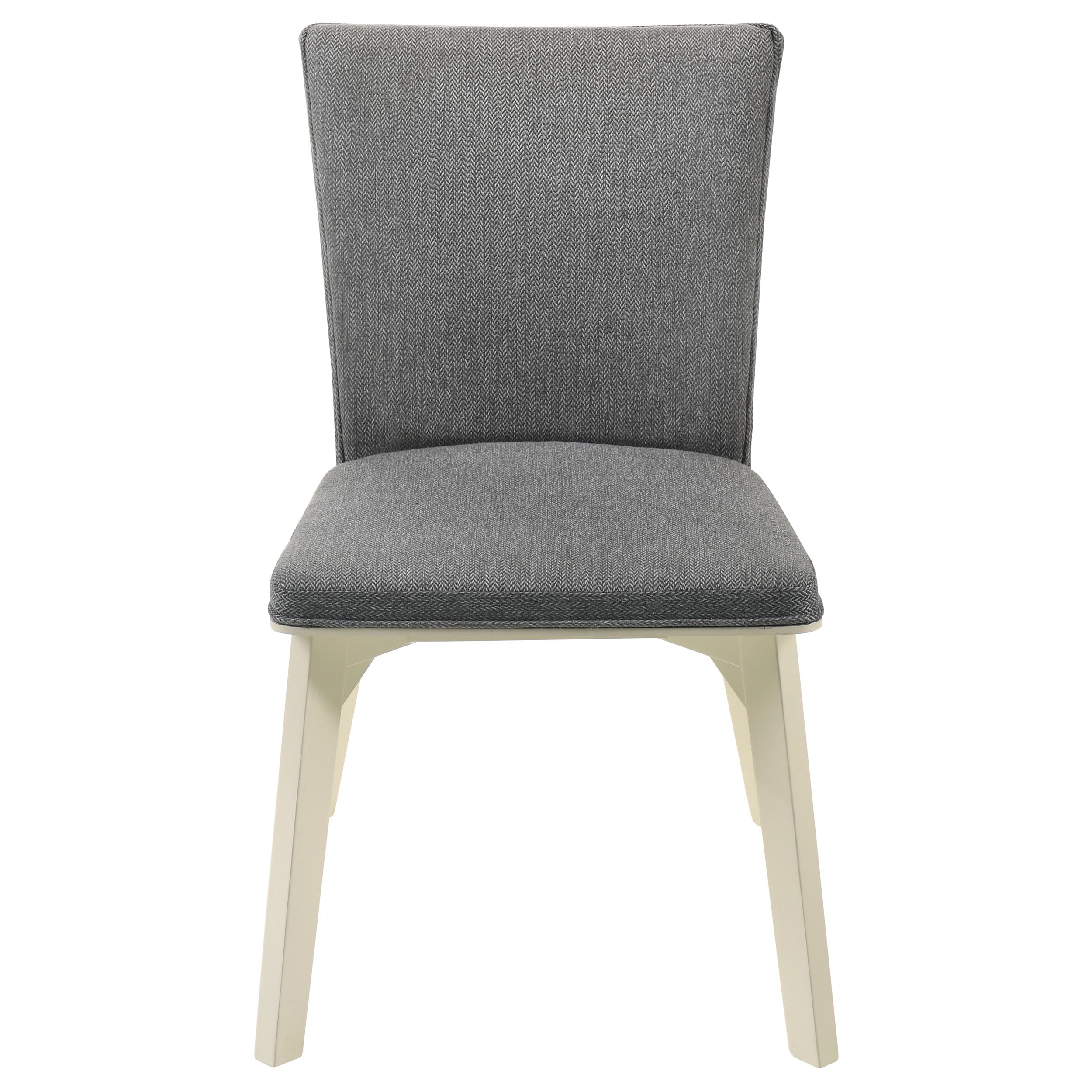 Biloxi Upholstered Dining Side Chair Grey (set Of 2)
