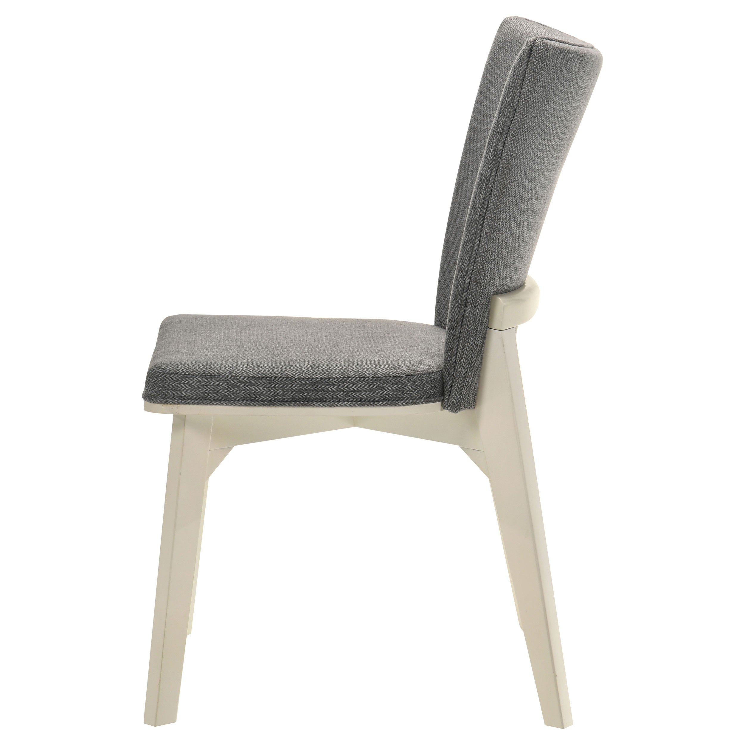 Biloxi Upholstered Dining Side Chair Grey (set Of 2)