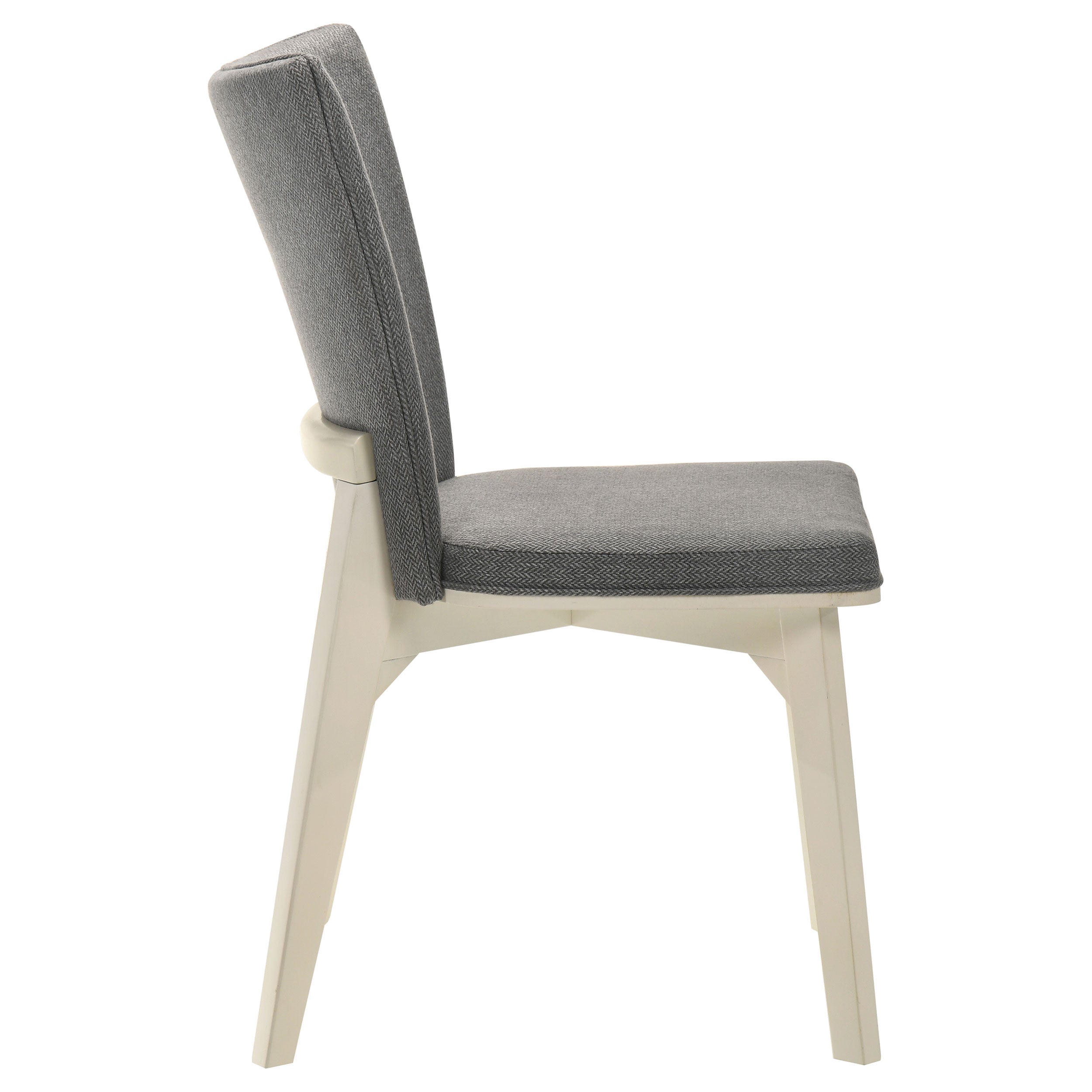 Biloxi Upholstered Dining Side Chair Grey (set Of 2)