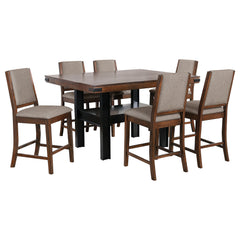 Patterson 7-piece Counter Height Dining Set Mango Oak - MyWaynesHome #