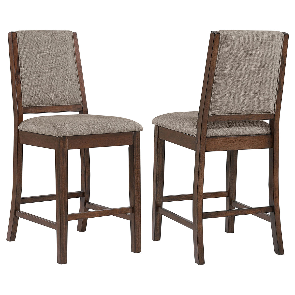 Patterson Upholstered Counter Chair Mango Oak (set Of 2) - MyWaynesHome #