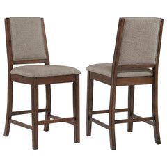 Patterson Upholstered Counter Chair Mango Oak (set Of 2) - MyWaynesHome #