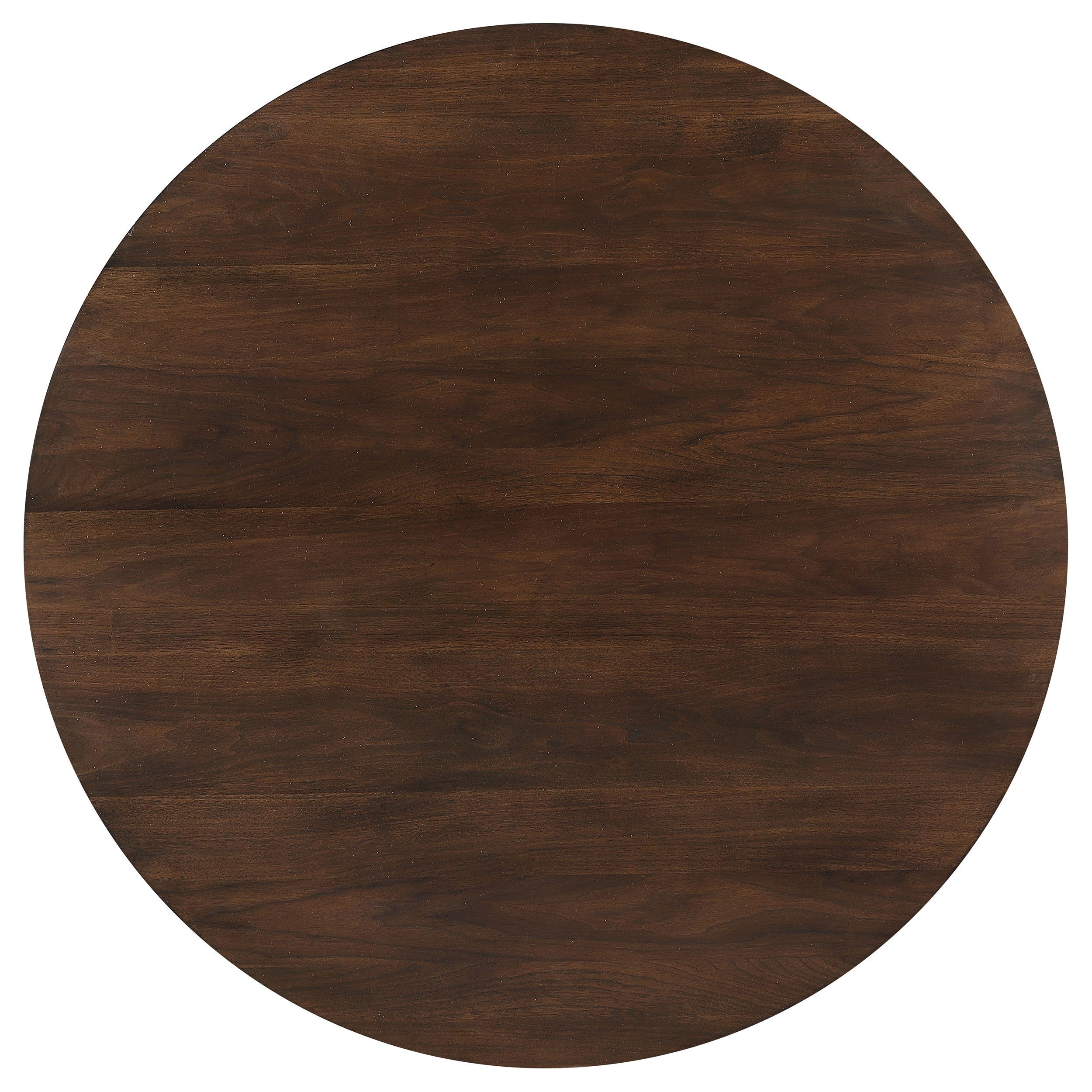 Everton Round 53-inch Wood Dining Table Dark Walnut - MyWaynesHome #