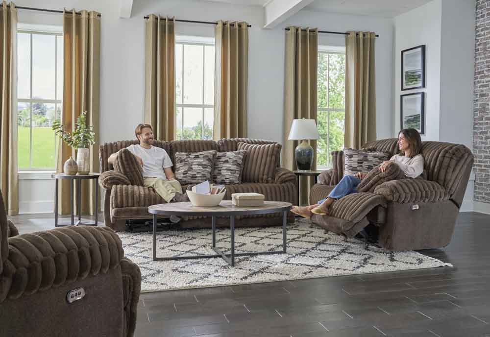 Hollifield 2 Piece Reclining Sofa and Loveseat Set-Chocolate - MyWaynesHome #