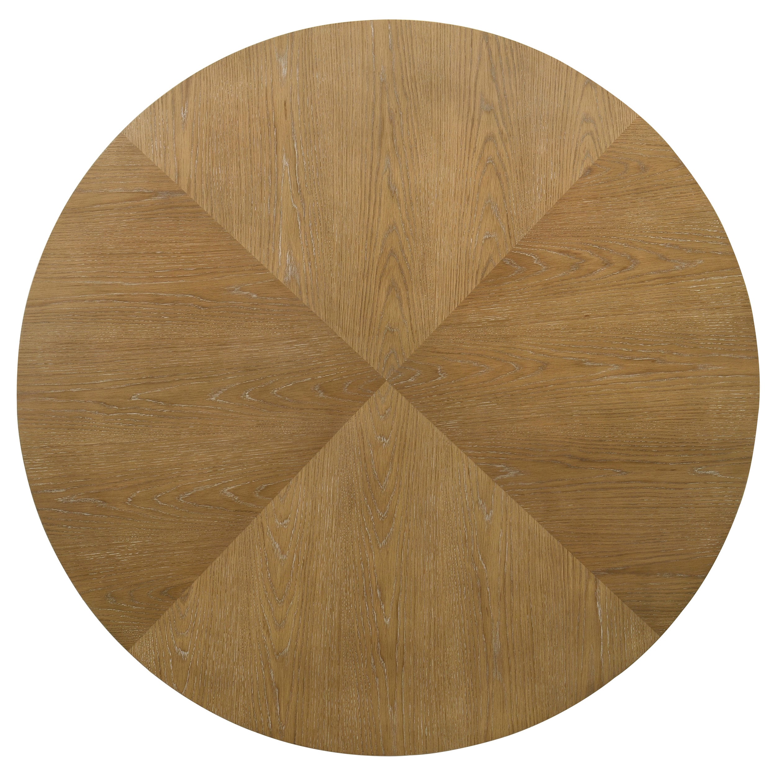 Danvers Round 54-inch Wood Dining Table Brown Oak - MyWaynesHome #