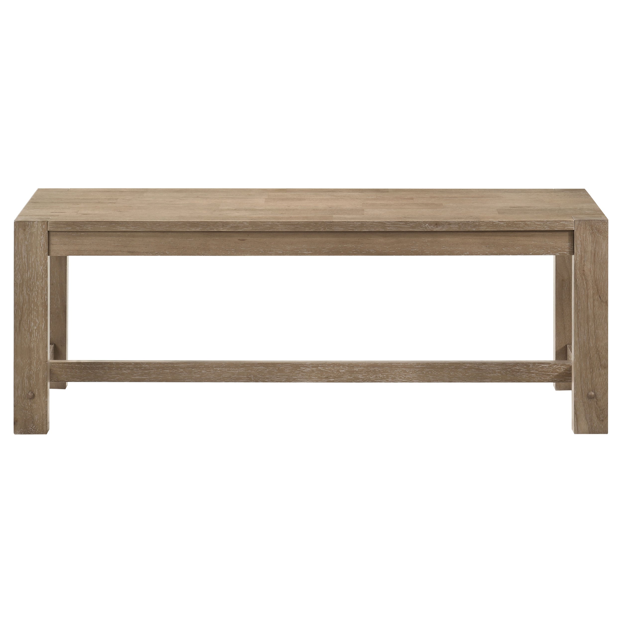 Scottsdale Wood Trestle Base Dining Bench Washed Brown - MyWaynesHome #