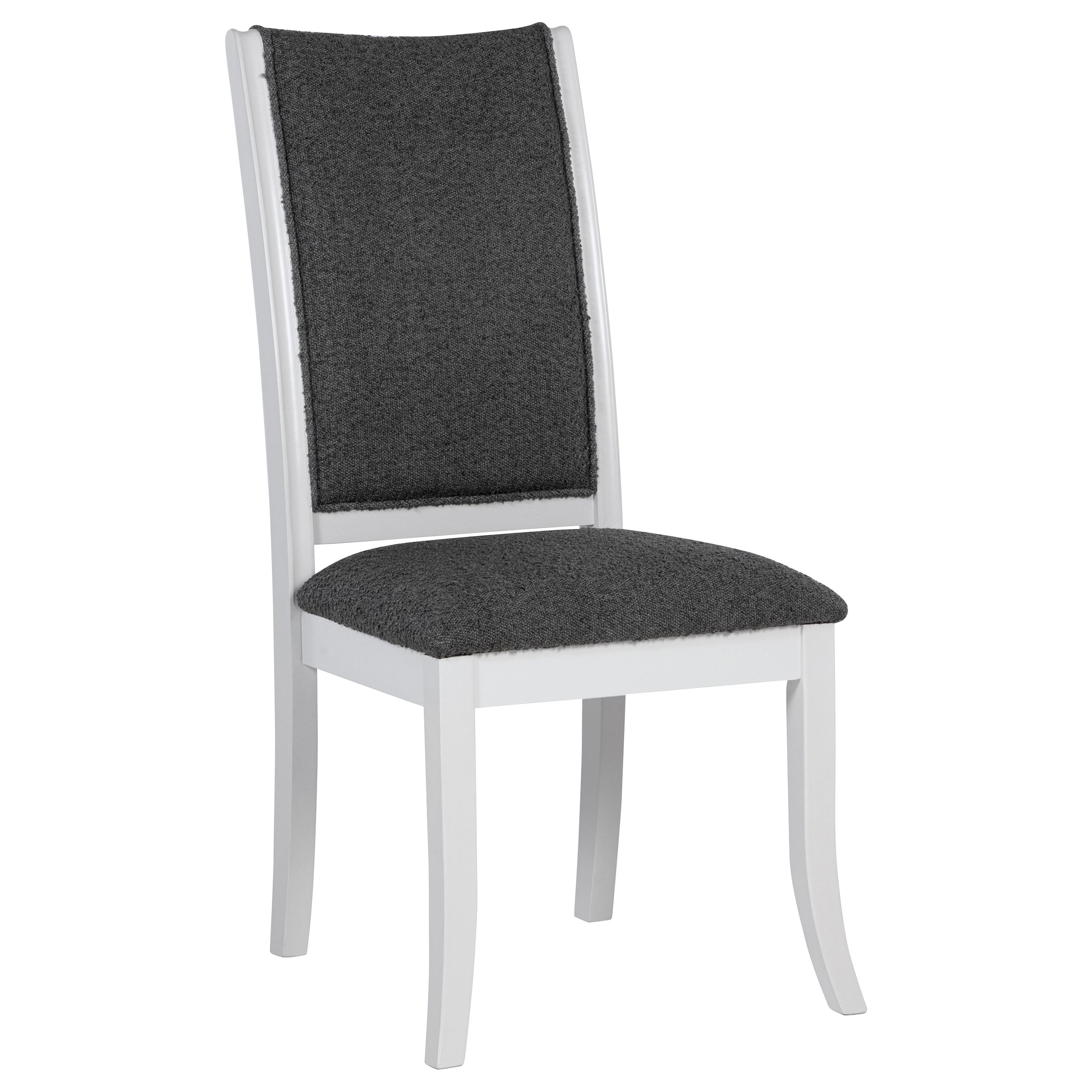 Judd Upholstered Dining Side Chair Pearl White (set Of 2)