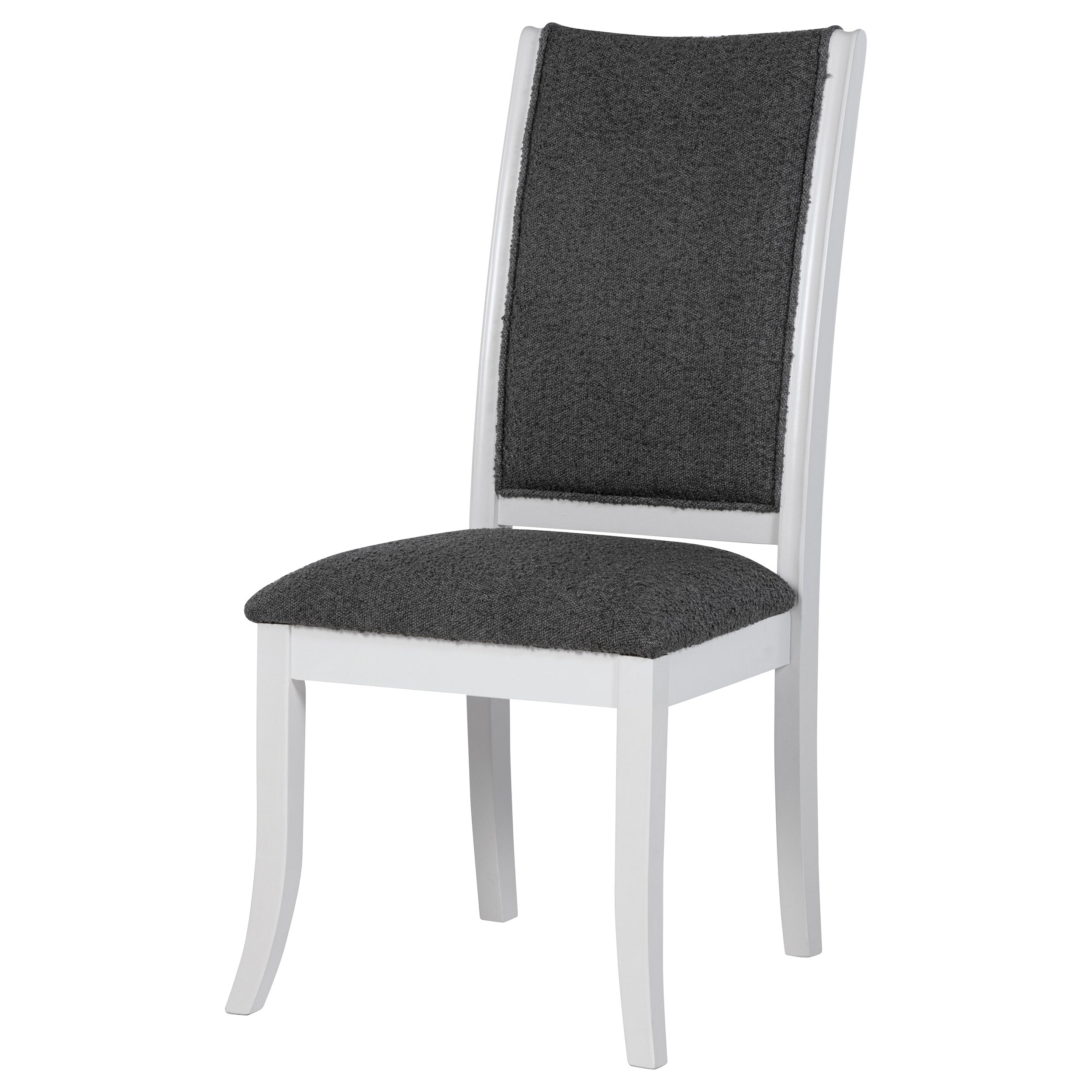 Judd Upholstered Dining Side Chair Pearl White (set Of 2)