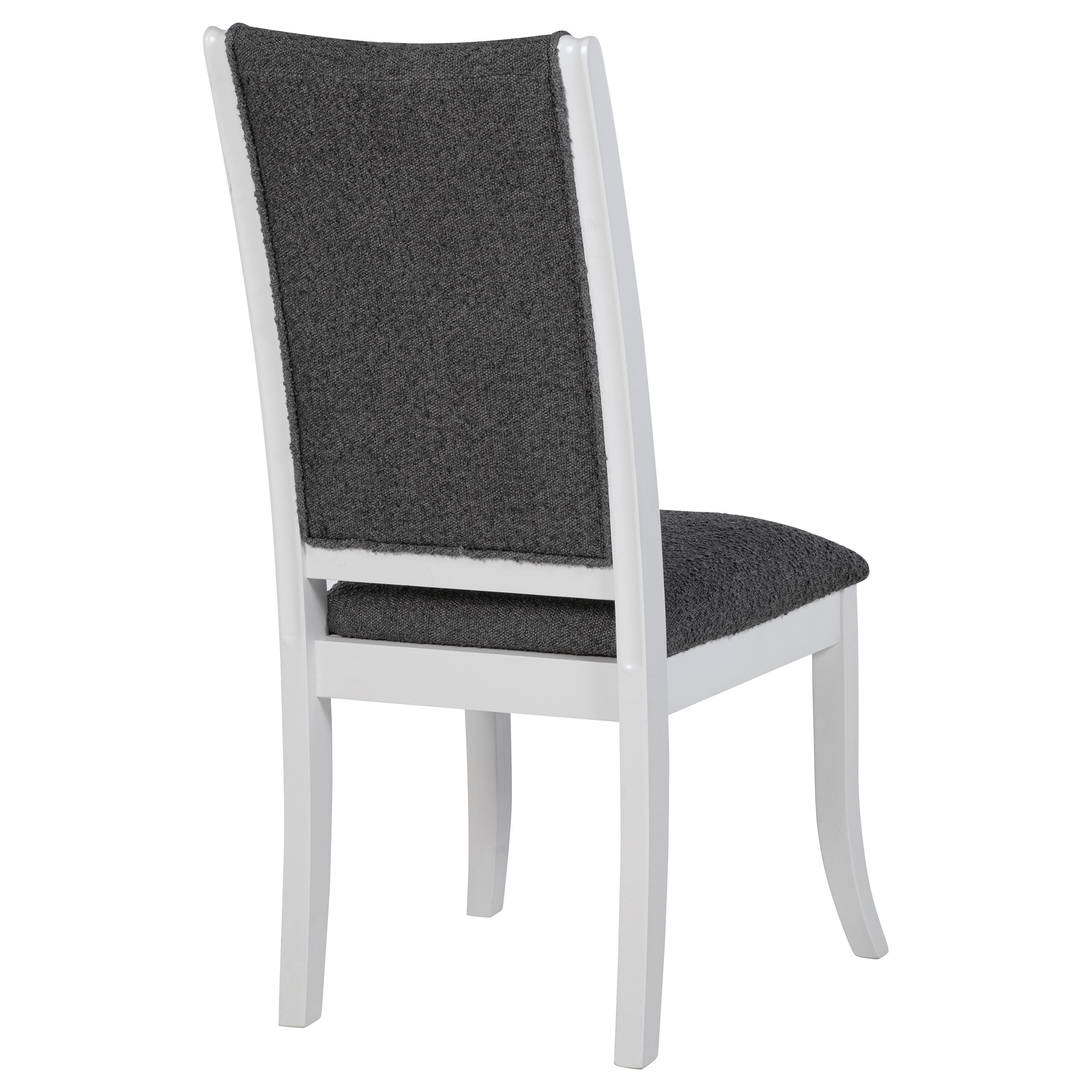 Judd Upholstered Dining Side Chair Pearl White (set Of 2)
