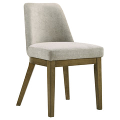 Castlewood Upholstered Side Chair Light Tan (set Of 2)