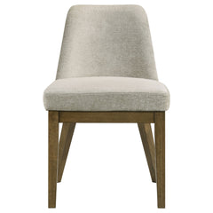 Castlewood Upholstered Side Chair Light Tan (set Of 2)
