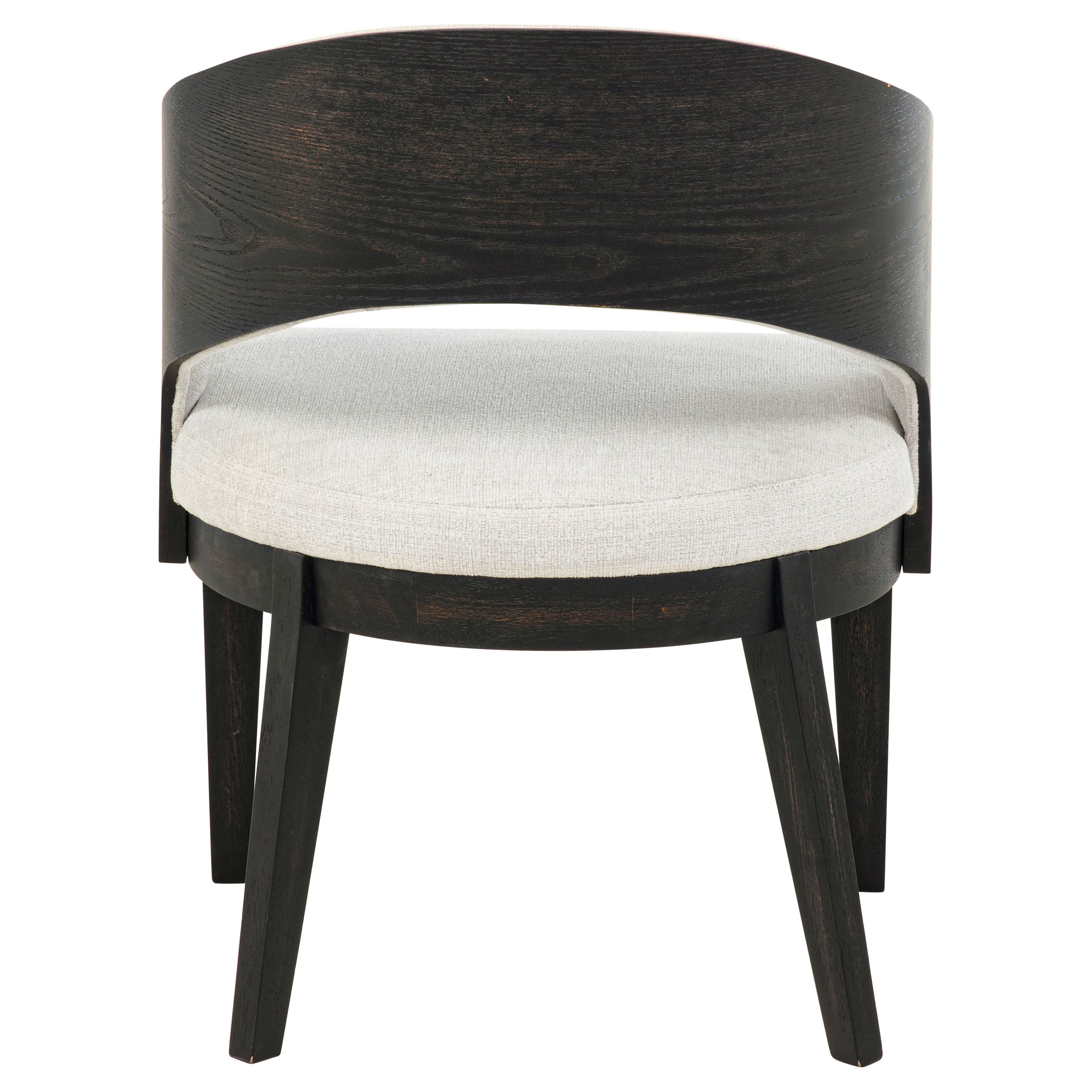 Leandro Upholstered Dining Arm Chair Cream (set Of 2)