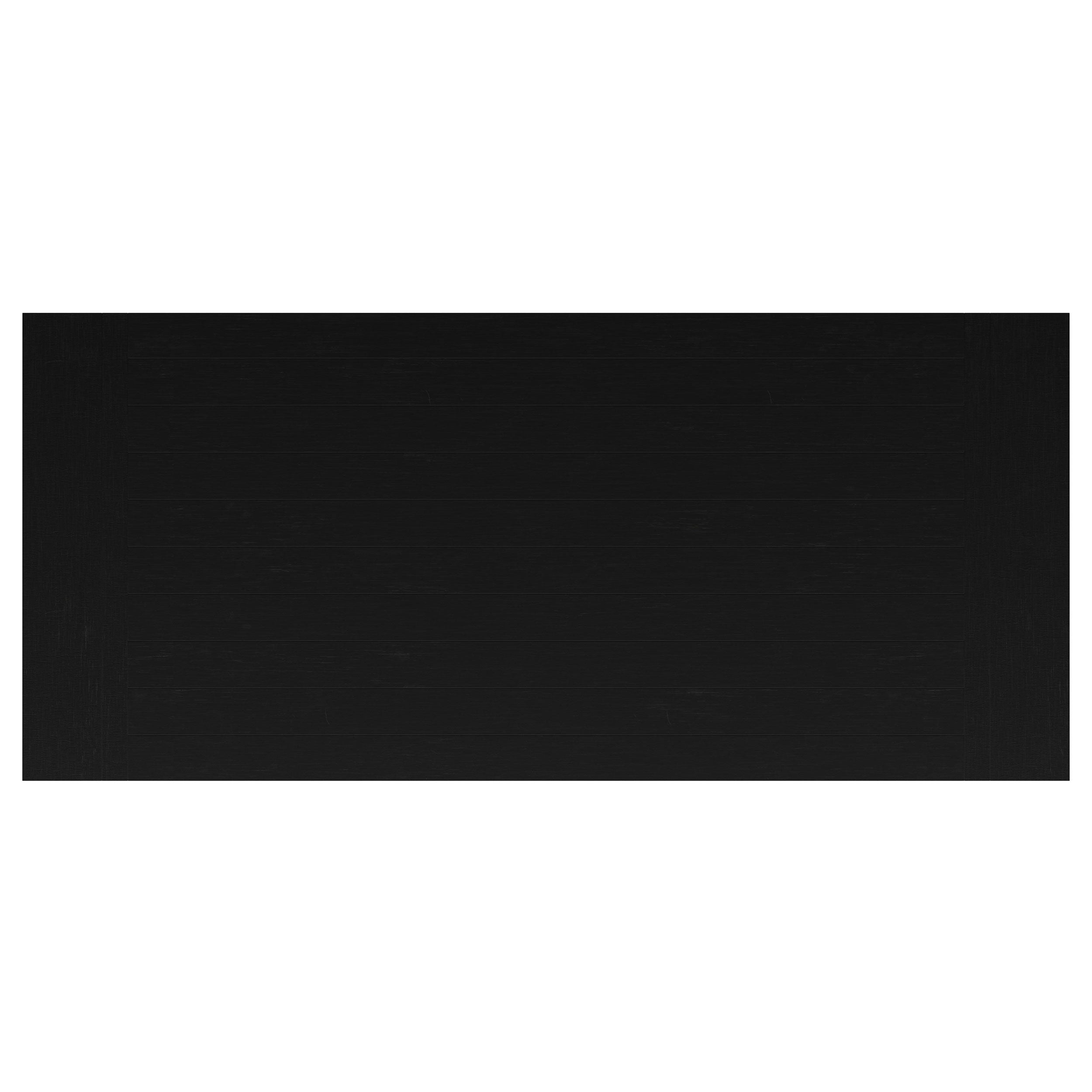 Florence 126-inch Extension Dining Table Distressed Black - MyWaynesHome #