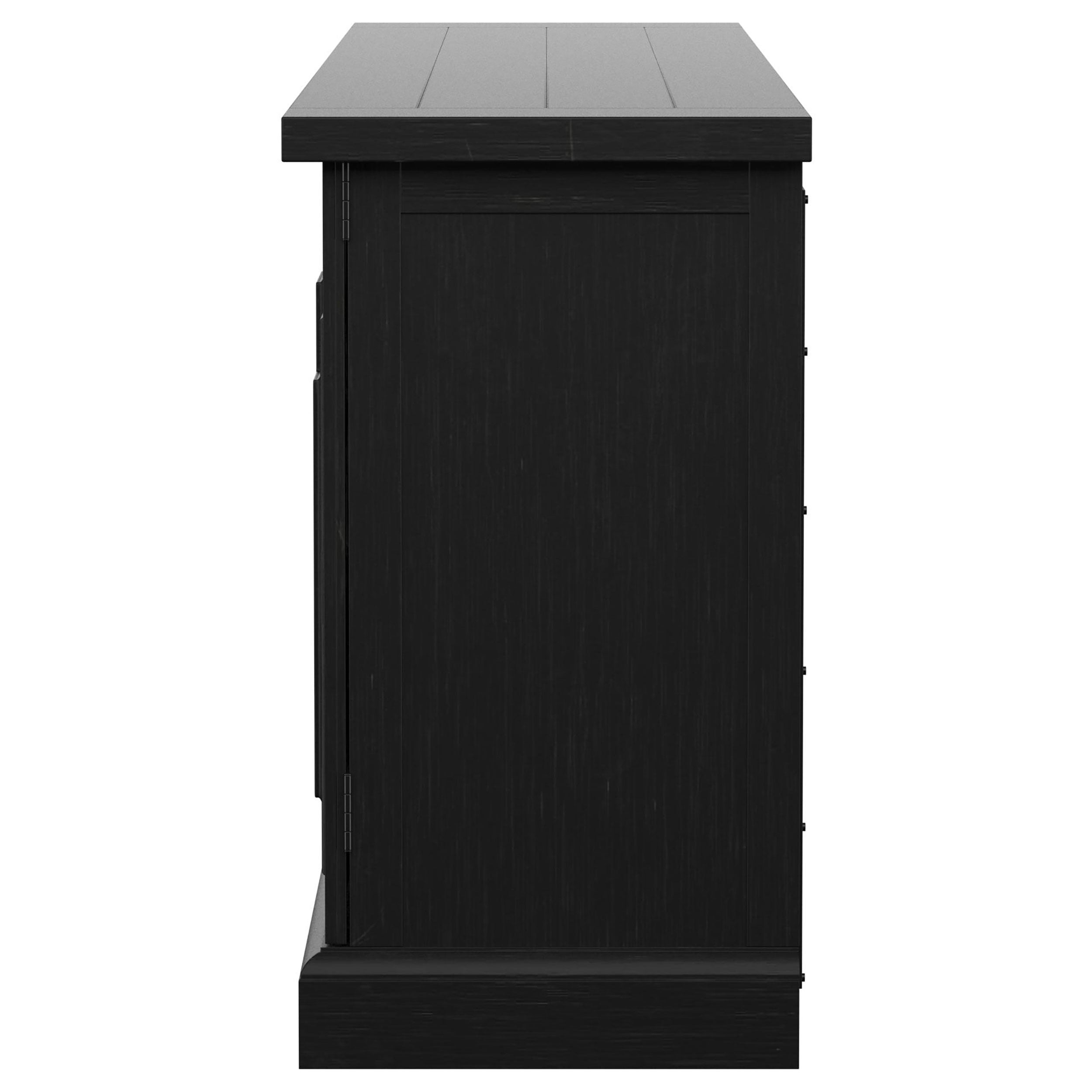 Florence 4-door Dining Sideboard Buffet Distressed Black - MyWaynesHome #