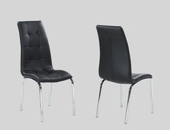 Jetta Black Round Glass-Top Dining Set - MyWaynesHome #