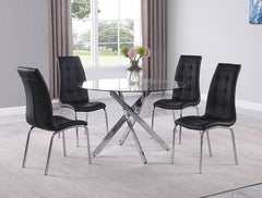 Jetta Black Dining Chair, Set of 4 - MyWaynesHome #