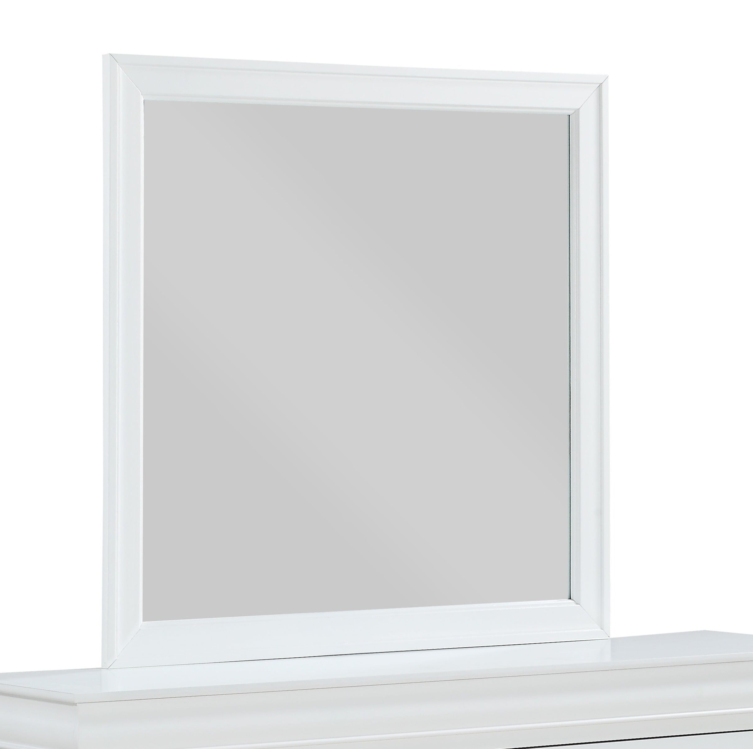 Louis Philip White Bedroom Mirror (Mirror Only) - MyWaynesHome #