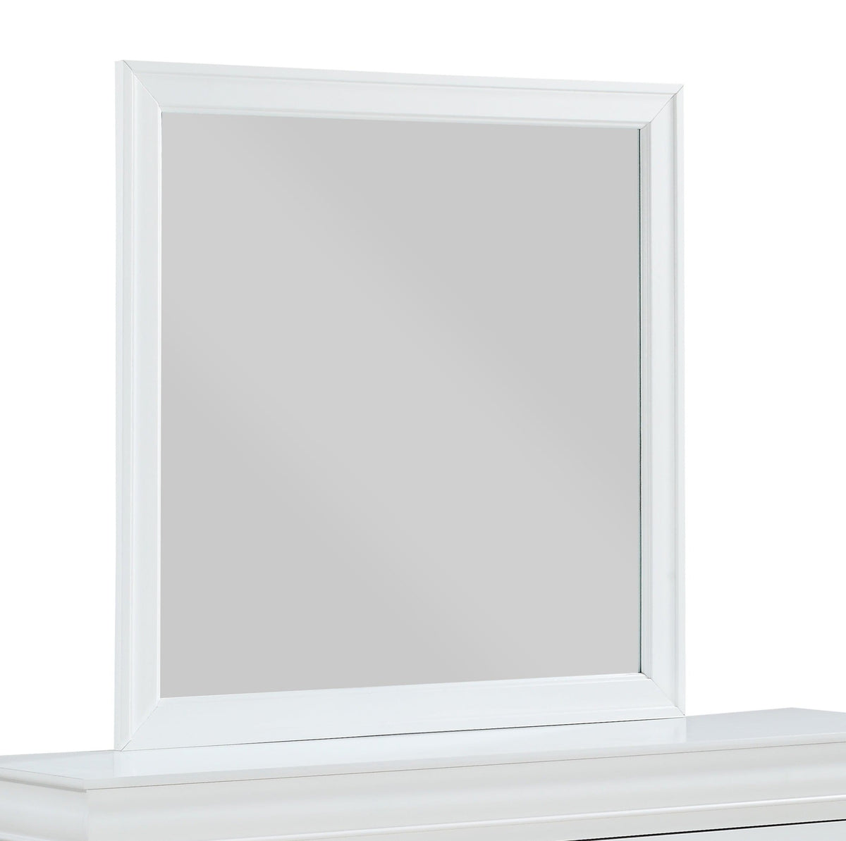 Louis Philip White Bedroom Mirror (Mirror Only) - MyWaynesHome #
