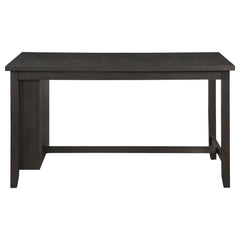 Elliston 66-inch Counter Height Dining Table Dark Grey - MyWaynesHome #