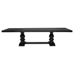 Phelps 7-piece Rectangular Dining Table Set Distressed Noir