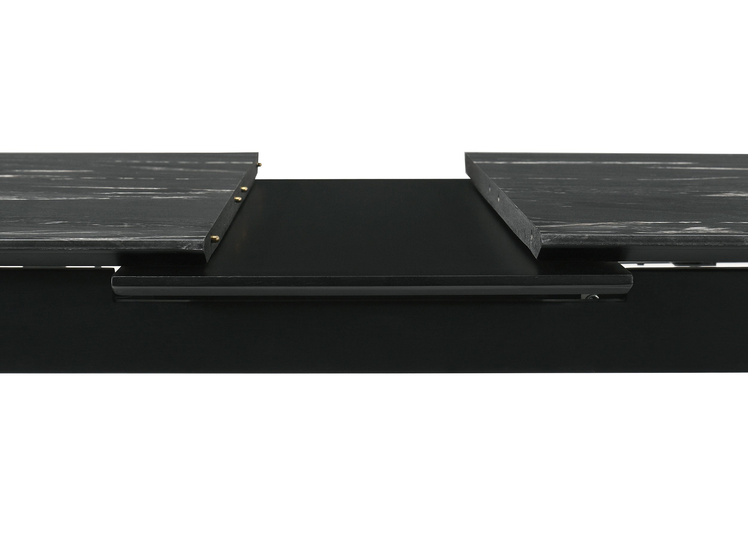 Crestmont 78-inch Extension Dining Table Black Faux Marble - MyWaynesHome #