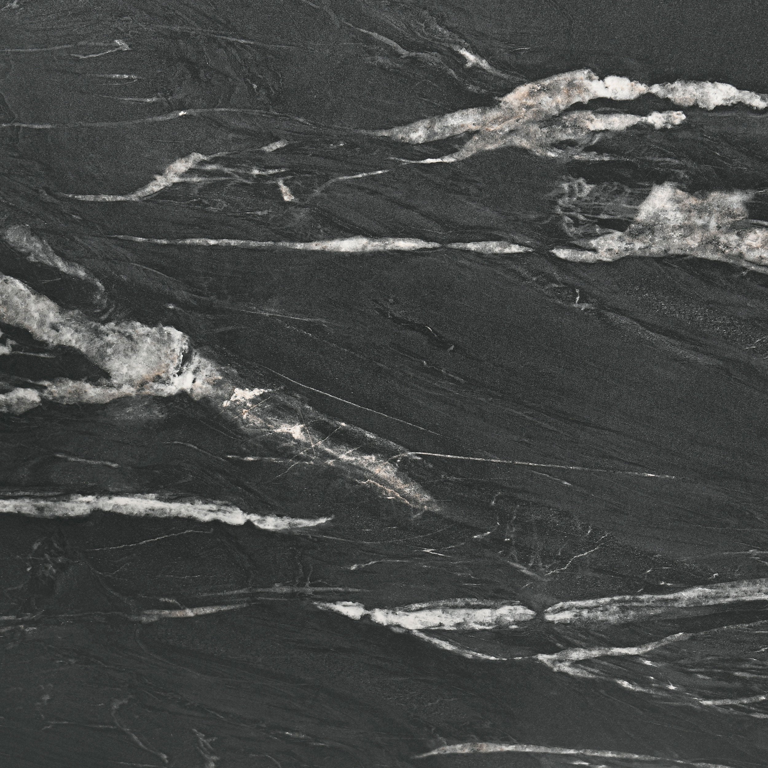 Crestmont 78-inch Extension Dining Table Black Faux Marble - MyWaynesHome #