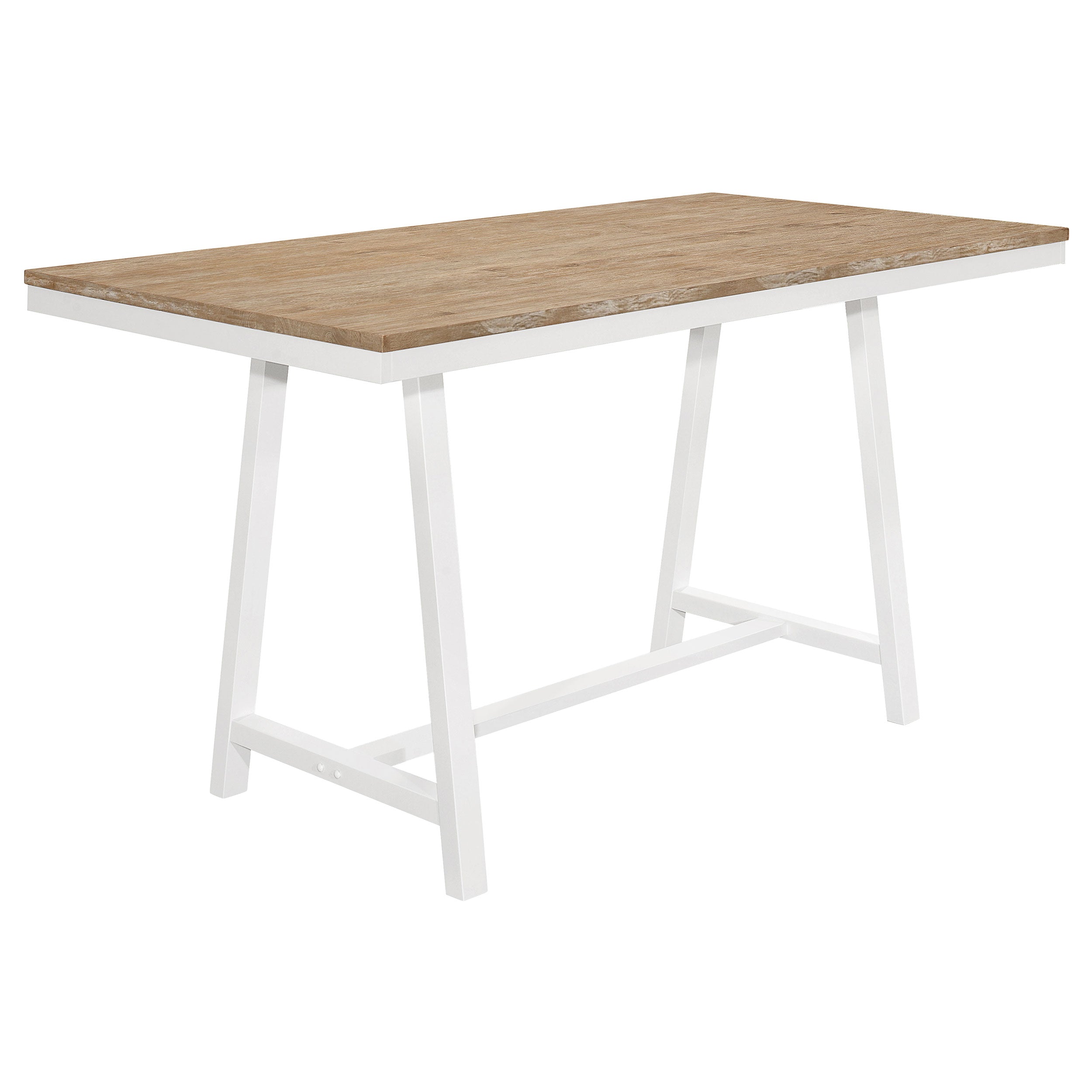 Hollis Rectangular 71-inch Counter Height Dining Table Brown - MyWaynesHome #