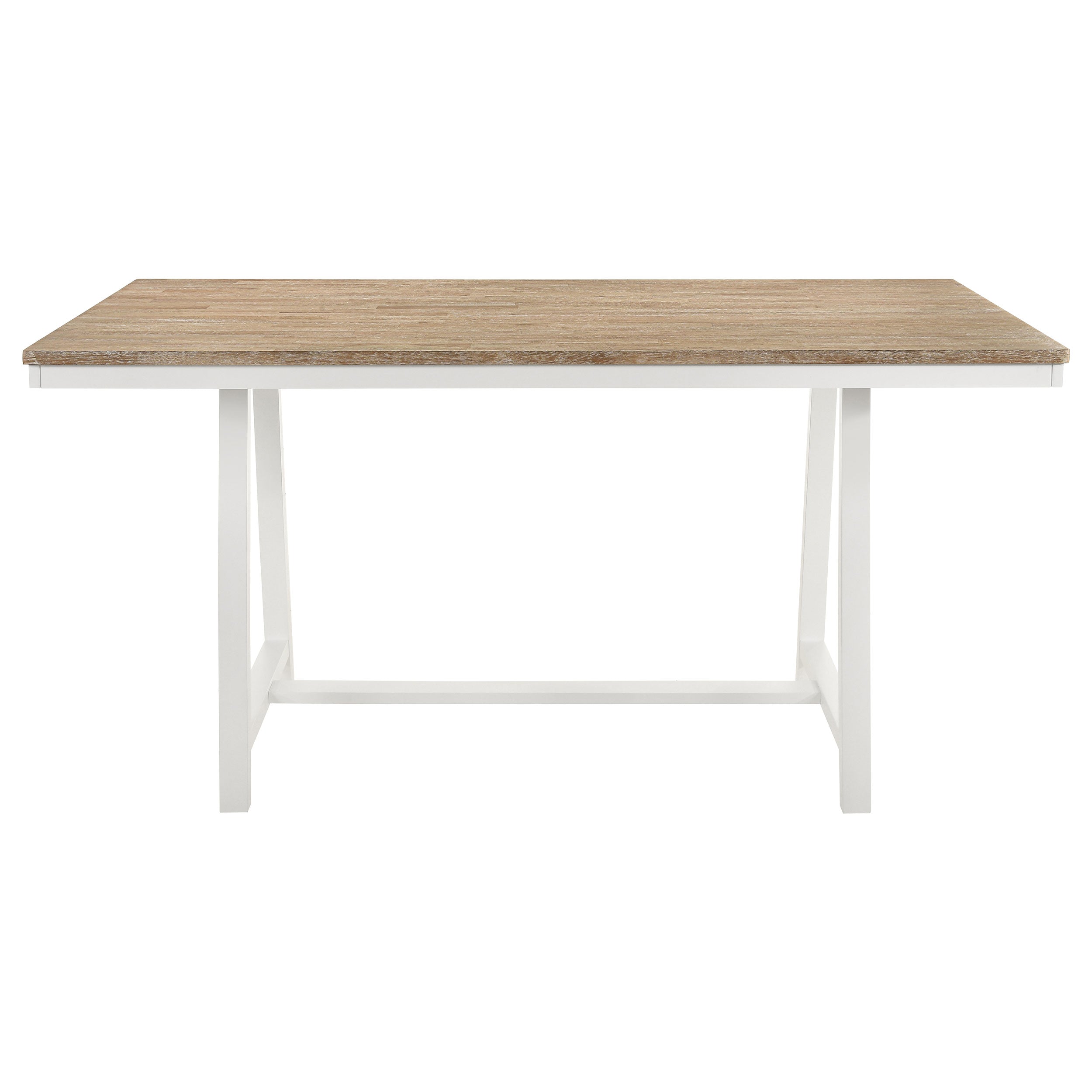 Hollis Rectangular 71-inch Counter Height Dining Table Brown - MyWaynesHome #