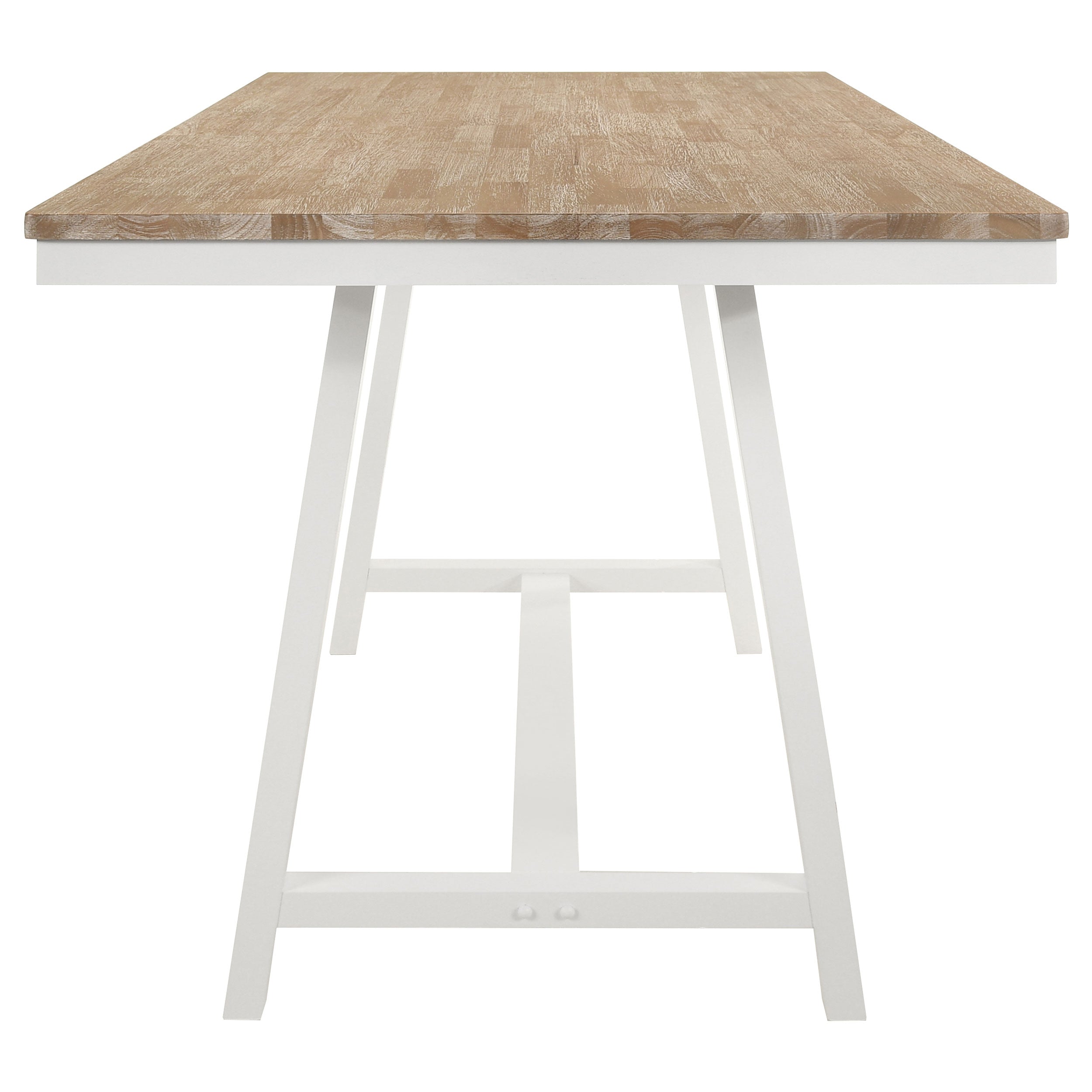 Hollis Rectangular 71-inch Counter Height Dining Table Brown - MyWaynesHome #