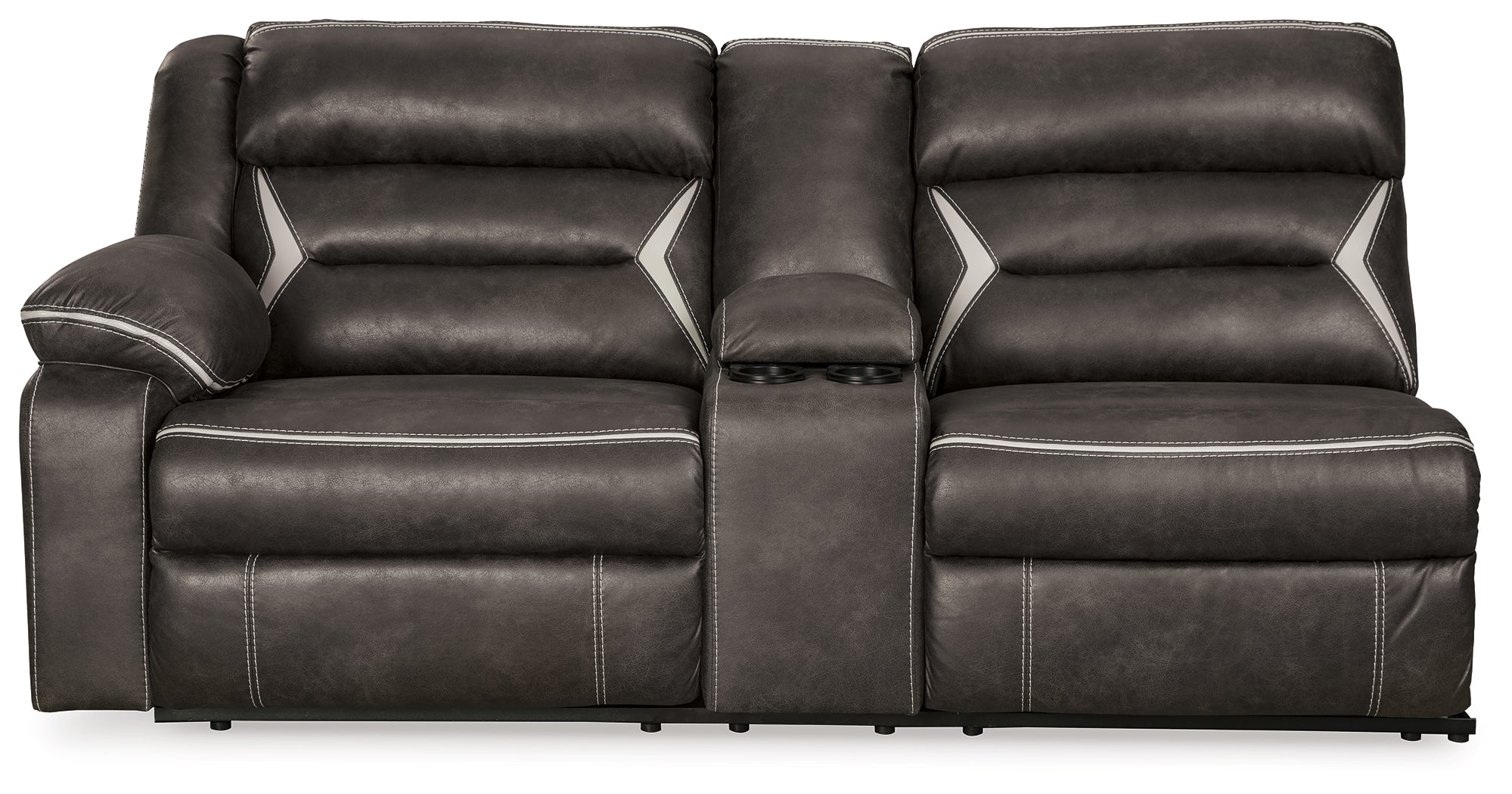 Kincord Left-Arm Facing Power Reclining Sofa with Console
