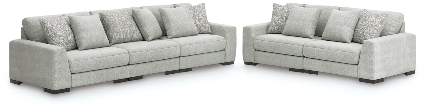Regent Park 3-Piece Sectional Sofa and 2-Piece Sectional Loveseat