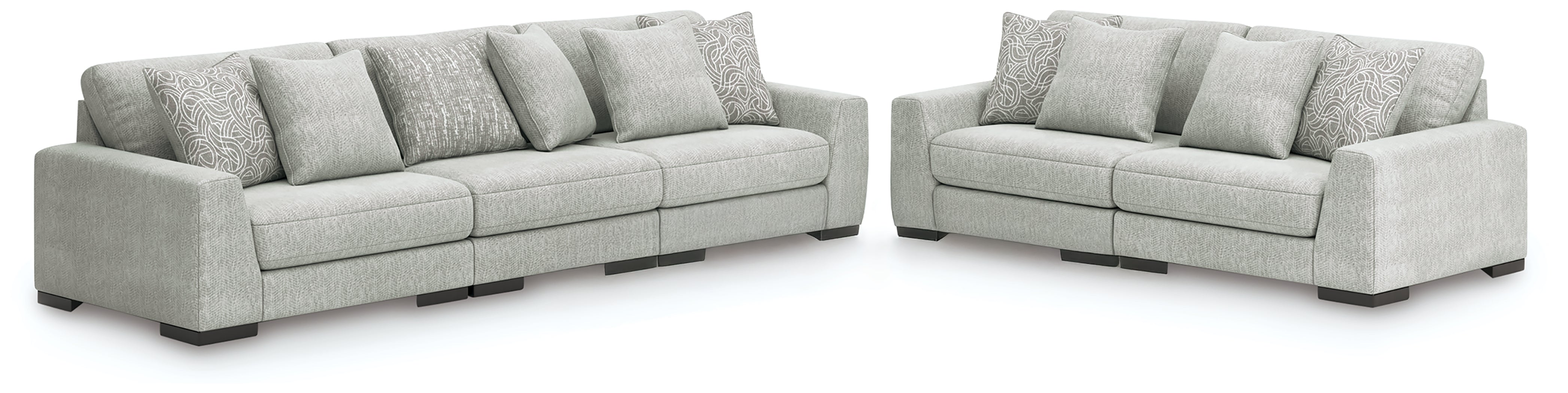 Regent Park 3-Piece Sectional Sofa and 2-Piece Sectional Loveseat