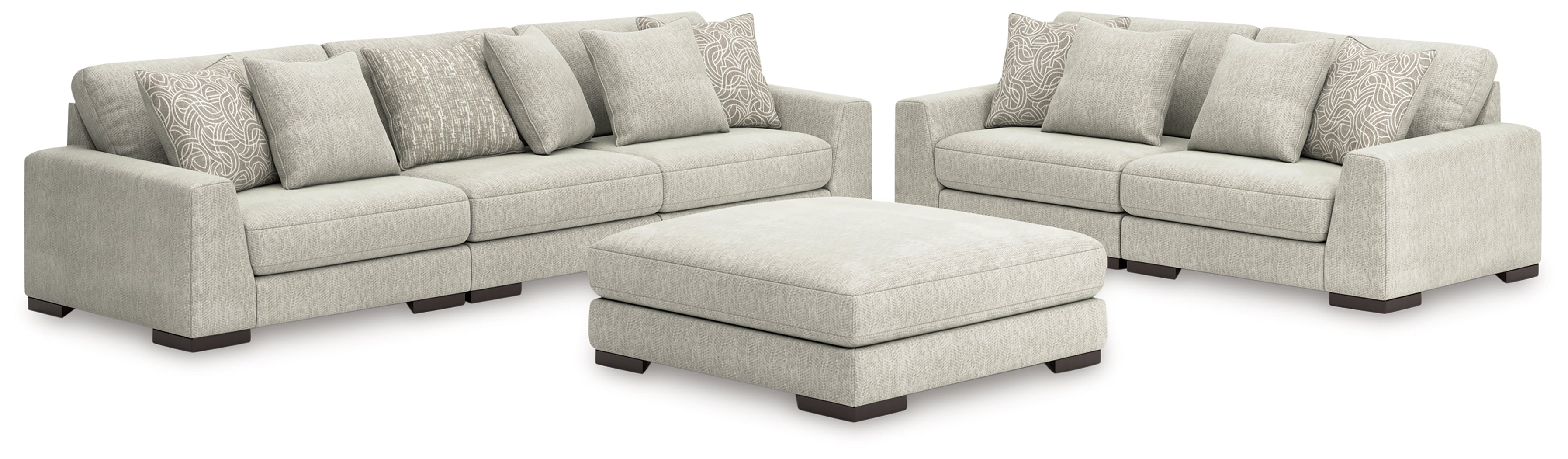 Regent Park 3-Piece Sectional Sofa and 2-Piece Sectional Loveseat