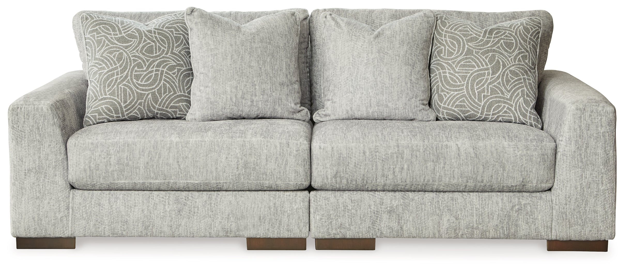 Regent Park 2-Piece Sectional Loveseat - MyWaynesHome #