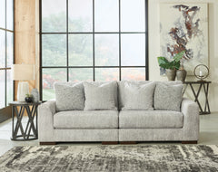 Regent Park 2-Piece Sectional Loveseat - MyWaynesHome #