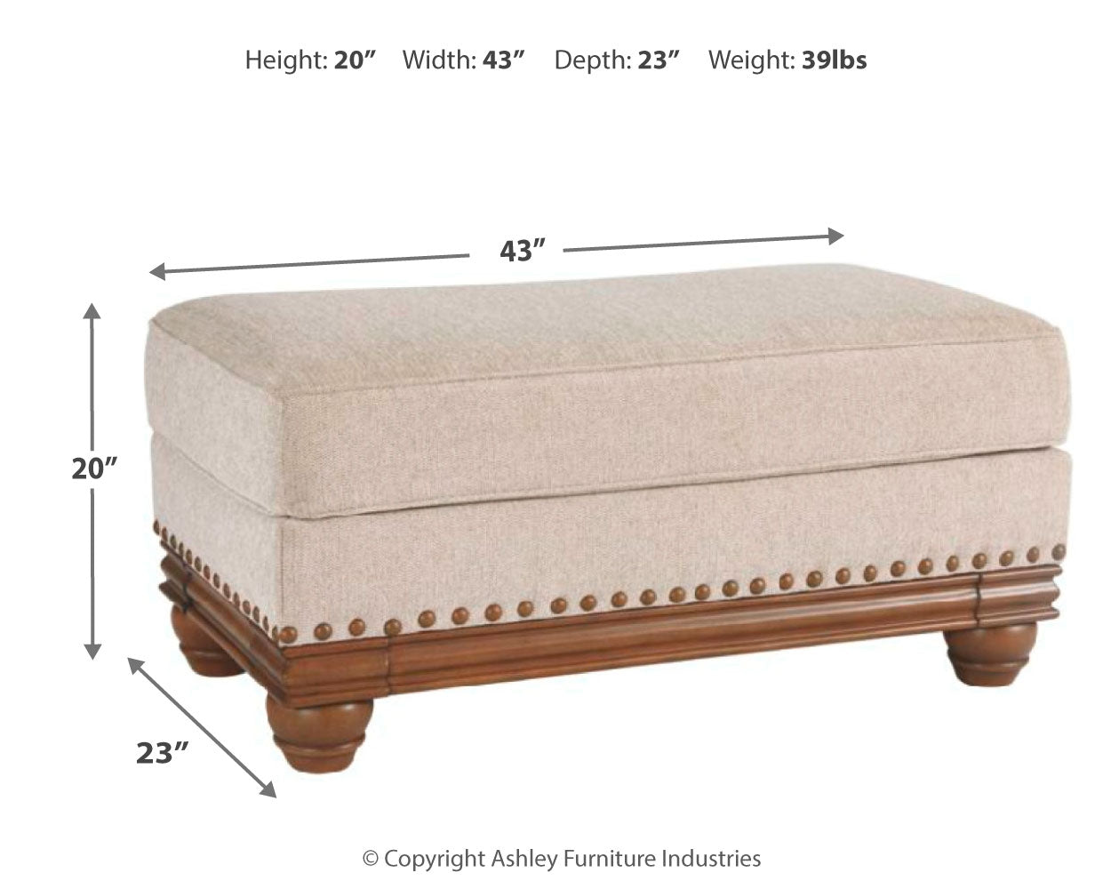 Harleson Loveseat, Chair, and Ottoman
