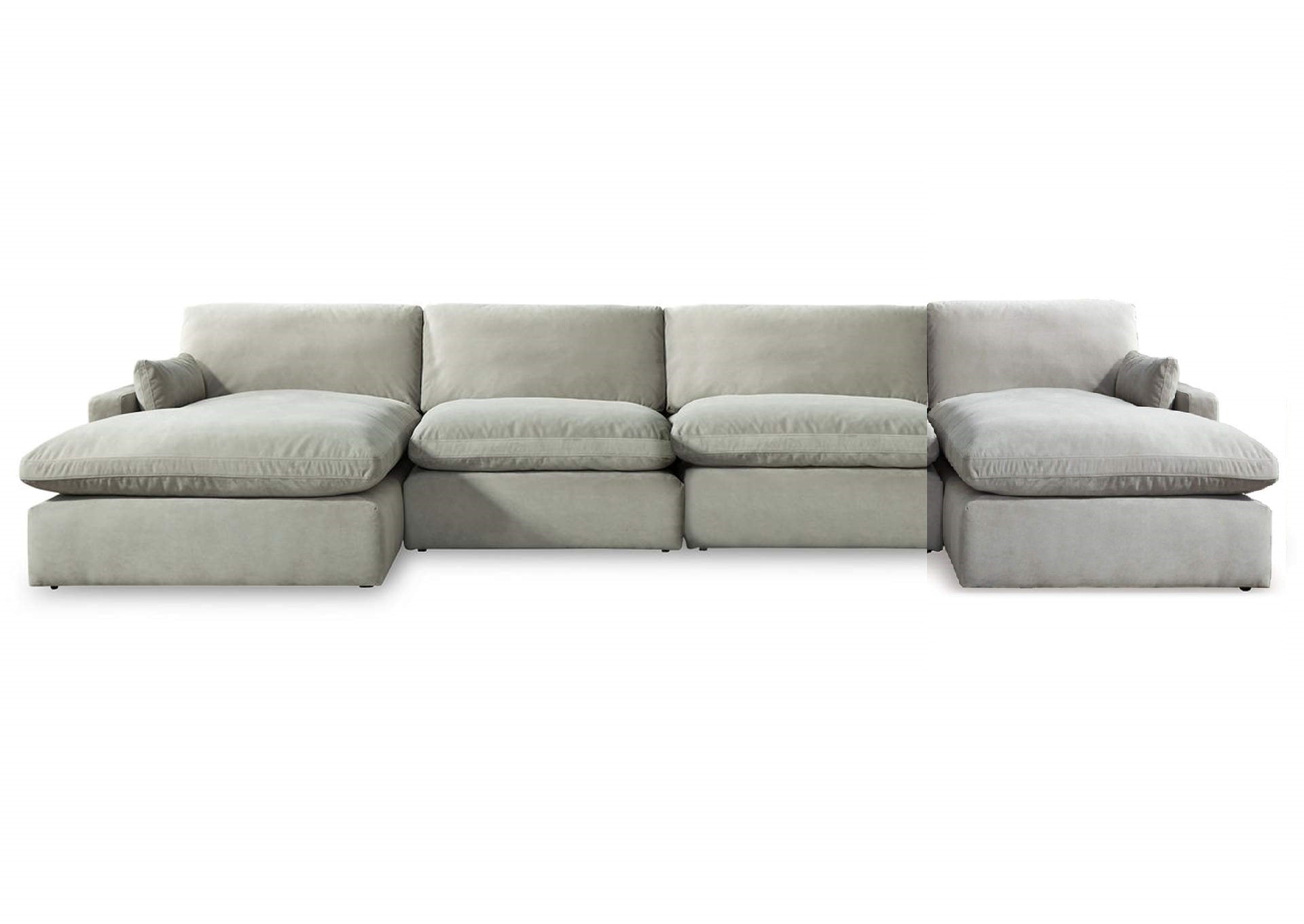 Sophie 4-Piece Sectional with Double Chaise - MyWaynesHome #