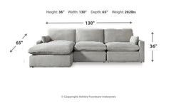 Sophie 3-Piece Sectional with Chaise - MyWaynesHome #