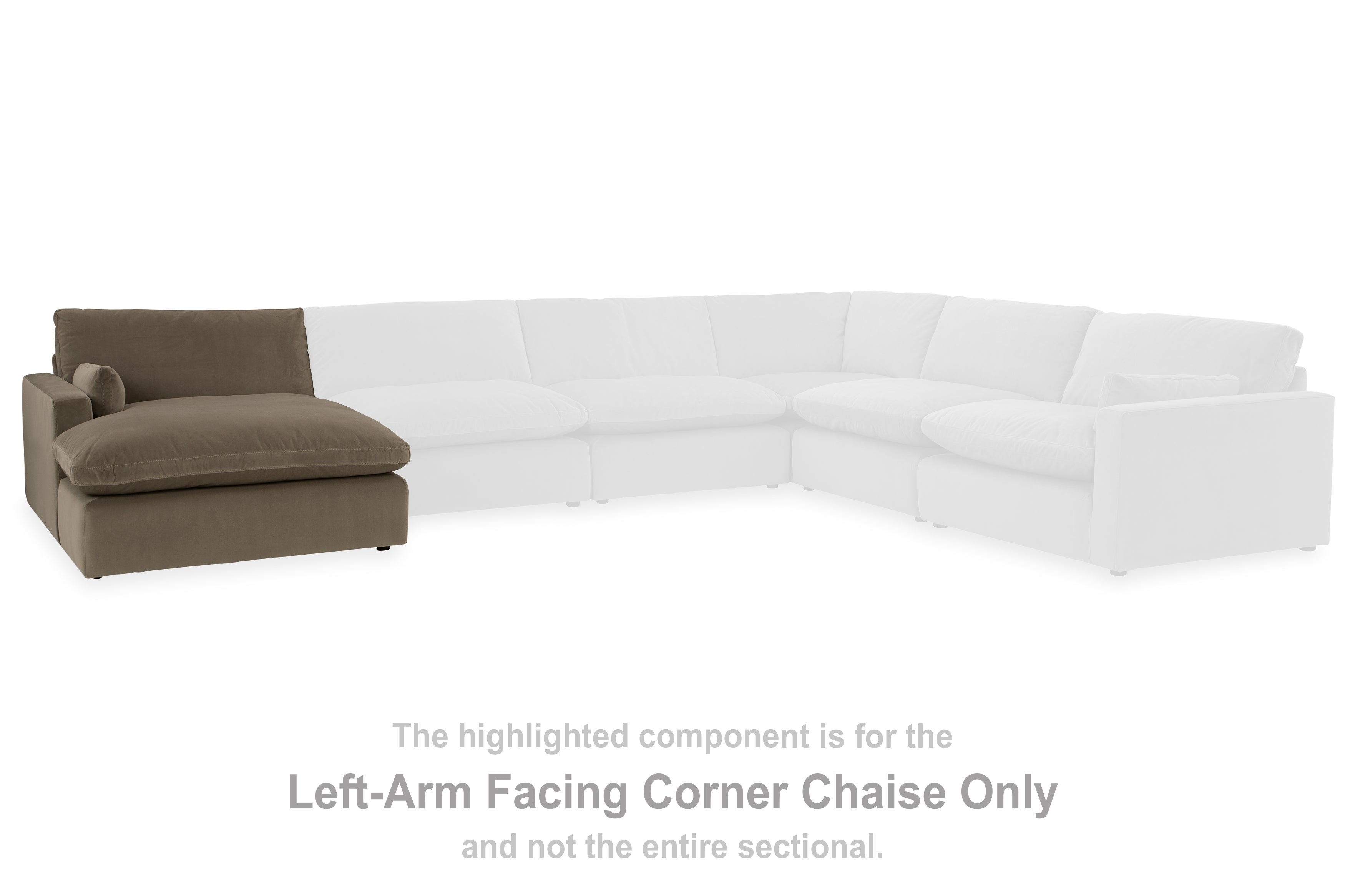 Sophie 5-Piece Sectional with Chaise - MyWaynesHome #