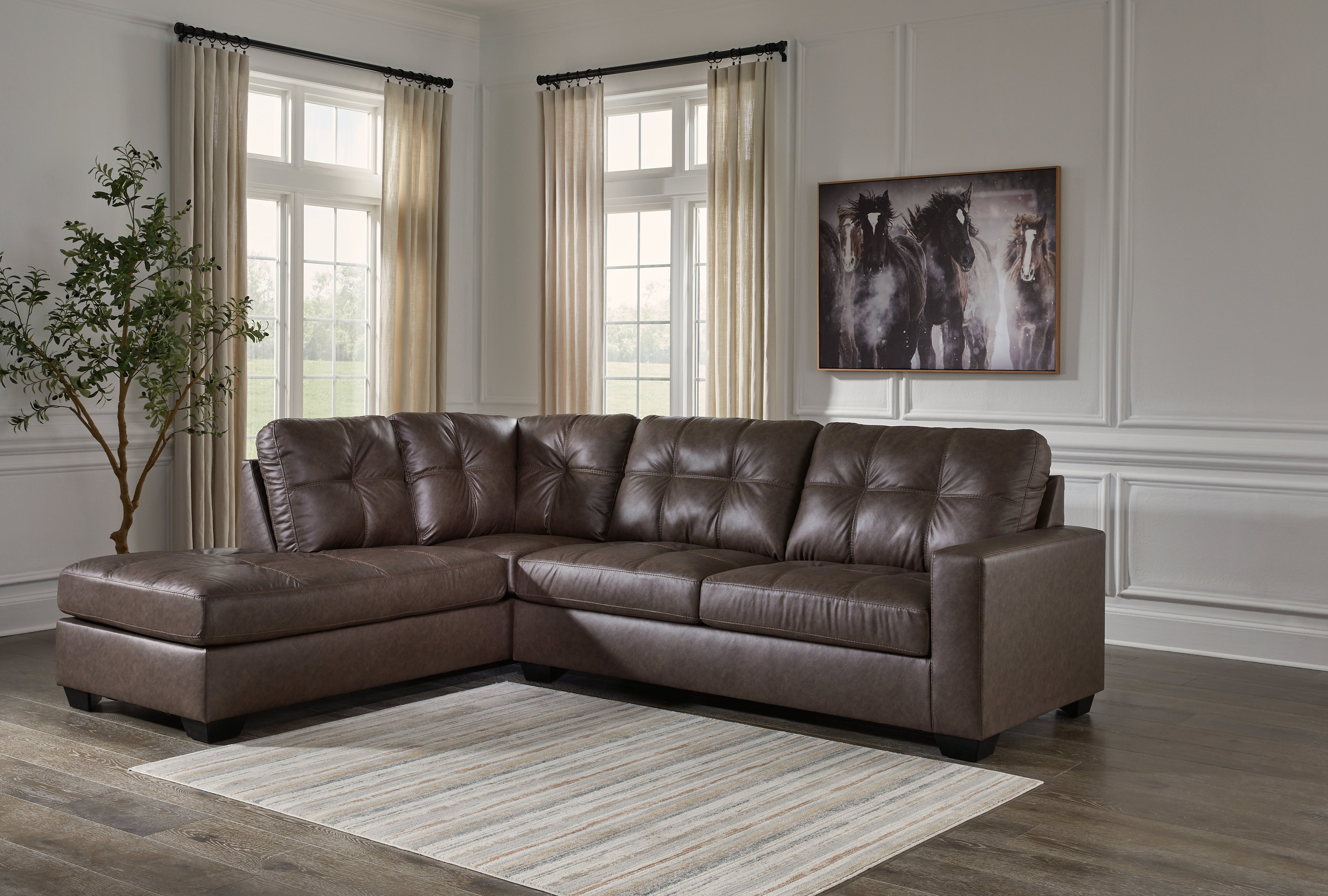 Barlin Mills 2-Piece Sectional with Chaise - MyWaynesHome #