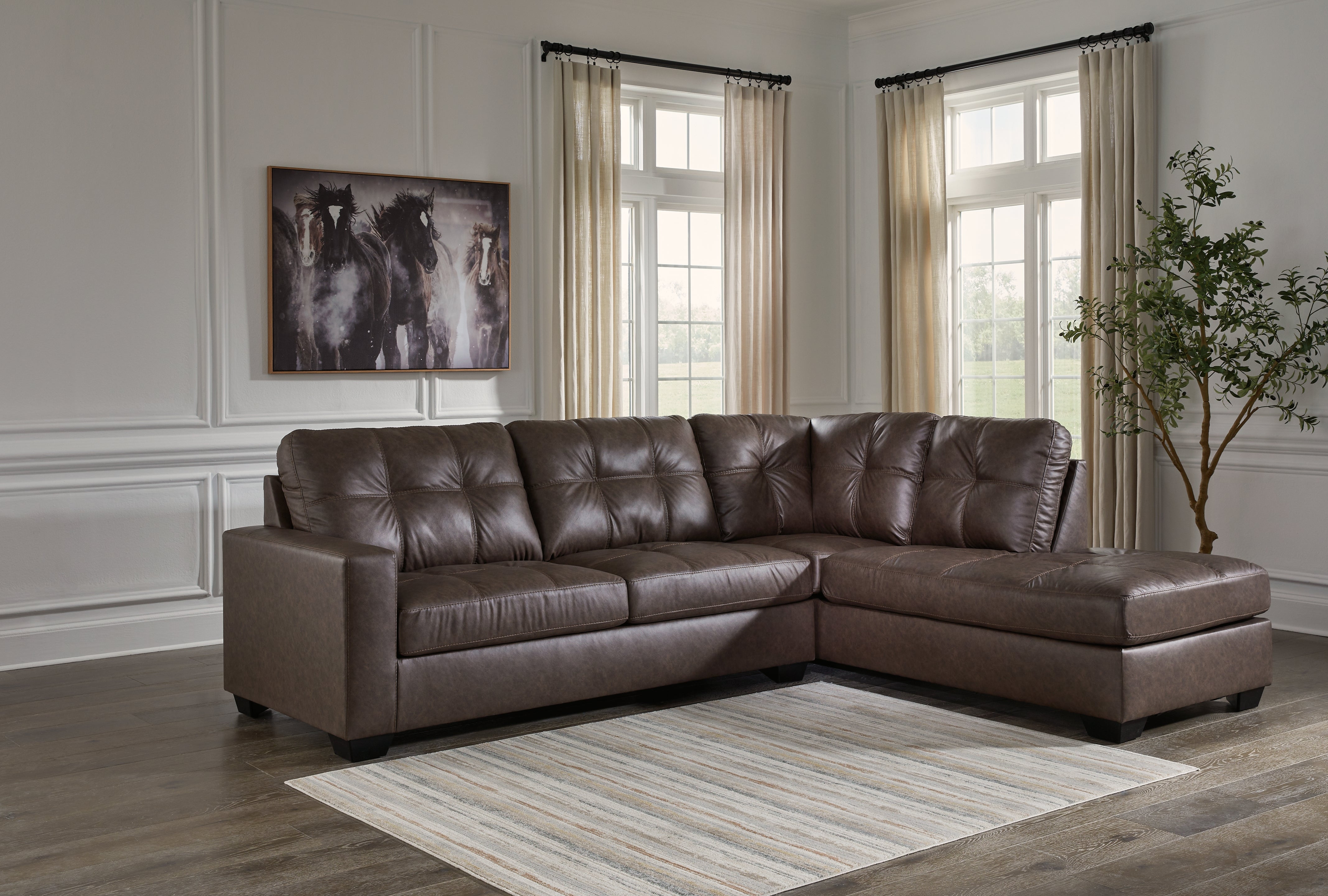 Barlin Mills 2-Piece Sectional with Chaise - MyWaynesHome #