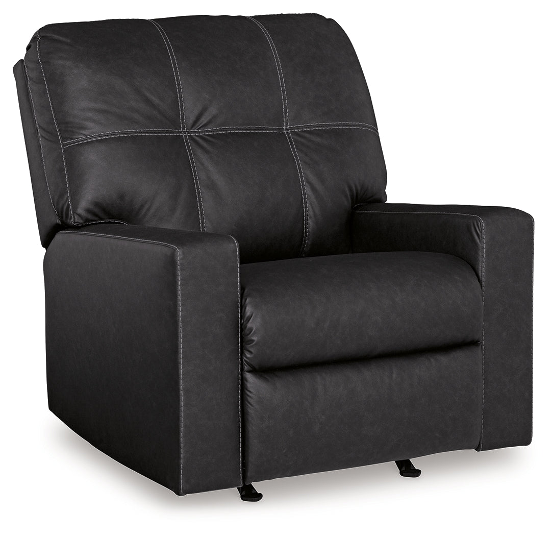 Barlin Mills Recliner and Oversized Accent Ottoman